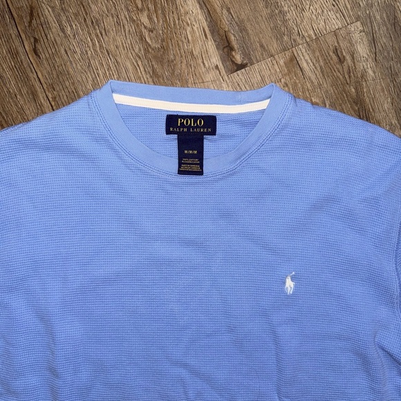 Polo Ralph Lauren • Waffle Knit Long Sleeve Tee - Picture 5 of 8
